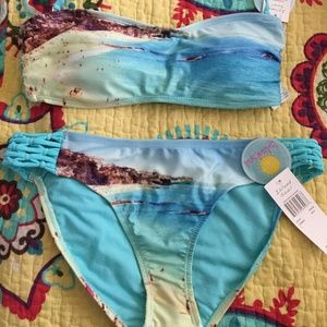 Island Soul Bikini Beach scene print Large